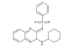 N-[3-(cyclohexylamino)-3H-quinoxalin-2-ylidene]benzenesulfonamide