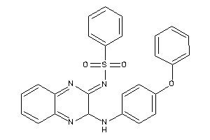 N-[3-(4-phenoxyanilino)-3H-quinoxalin-2-ylidene]benzenesulfonamide