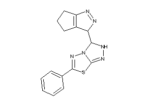 6-phenyl-3-(3,4,5,6-tetrahydrocyclopenta[c]pyrazol-3-yl)-2,3-dihydro-[1,2,4]triazolo[3,4-b][1,3,4]thiadiazole