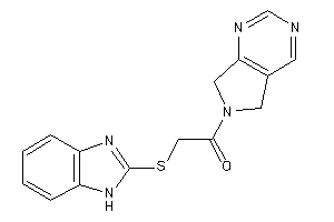 2-(1H-benzimidazol-2-ylthio)-1-(5,7-dihydropyrrolo[3,4-d]pyrimidin-6-yl)ethanone