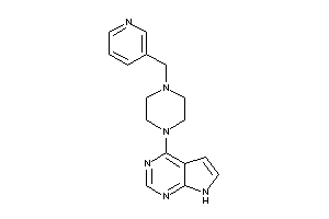 4-[4-(3-pyridylmethyl)piperazino]-7H-pyrrolo[2,3-d]pyrimidine