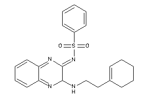 N-[3-(2-cyclohexen-1-ylethylamino)-3H-quinoxalin-2-ylidene]benzenesulfonamide