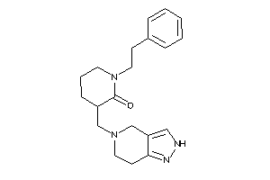 1-phenethyl-3-(2,4,6,7-tetrahydropyrazolo[4,3-c]pyridin-5-ylmethyl)-2-piperidone