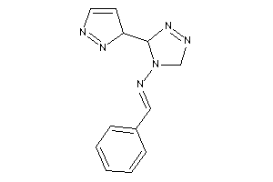 Benzal-[3-(3H-pyrazol-3-yl)-3,5-dihydro-1,2,4-triazol-4-yl]amine