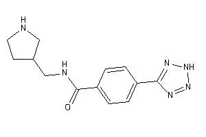 N-(pyrrolidin-3-ylmethyl)-4-(2H-tetrazol-5-yl)benzamide