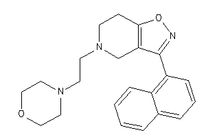 5-(2-morpholinoethyl)-3-(1-naphthyl)-6,7-dihydro-4H-isoxazolo[4,5-c]pyridine