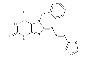 7-benzyl-8-(2-thenylidenehydrazono)-3,5-dihydropurine-2,6-quinone