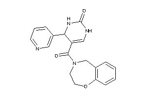 5-(3,5-dihydro-2H-1,4-benzoxazepine-4-carbonyl)-4-(3-pyridyl)-3,4-dihydro-1H-pyrimidin-2-one