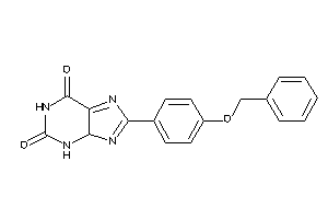 8-(4-benzoxyphenyl)-3,4-dihydropurine-2,6-quinone