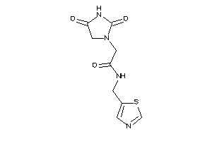 Image of 2-(2,4-diketoimidazolidin-1-yl)-N-(thiazol-5-ylmethyl)acetamide