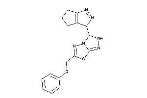 6-(phenoxymethyl)-3-(3,4,5,6-tetrahydrocyclopenta[c]pyrazol-3-yl)-2,3-dihydro-[1,2,4]triazolo[3,4-b][1,3,4]thiadiazole