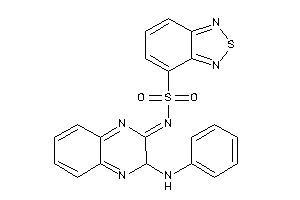 N-(3-anilino-3H-quinoxalin-2-ylidene)piazthiole-4-sulfonamide