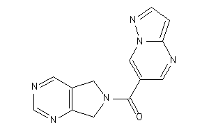 5,7-dihydropyrrolo[3,4-d]pyrimidin-6-yl(pyrazolo[1,5-a]pyrimidin-6-yl)methanone