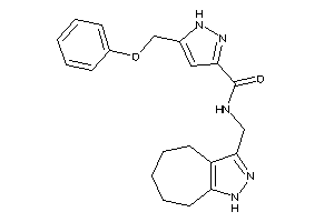 N-(1,4,5,6,7,8-hexahydrocyclohepta[c]pyrazol-3-ylmethyl)-5-(phenoxymethyl)-1H-pyrazole-3-carboxamide