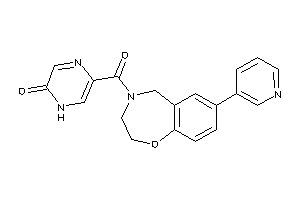 5-[7-(3-pyridyl)-3,5-dihydro-2H-1,4-benzoxazepine-4-carbonyl]-1H-pyrazin-2-one