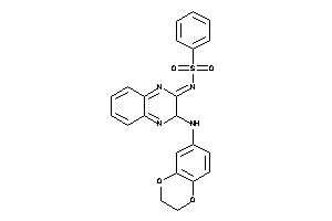 N-[3-(2,3-dihydro-1,4-benzodioxin-6-ylamino)-3H-quinoxalin-2-ylidene]benzenesulfonamide