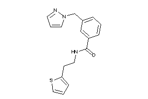 3-(pyrazol-1-ylmethyl)-N-[2-(2-thienyl)ethyl]benzamide