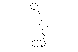 N-(3-imidazol-1-ylpropyl)-2-([1,2,4]triazolo[4,3-a]pyridin-3-ylthio)acetamide