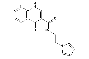 4-keto-N-(2-pyrrol-1-ylethyl)-1H-1,8-naphthyridine-3-carboxamide