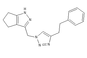 3-[(4-phenethyltriazol-1-yl)methyl]-1,4,5,6-tetrahydrocyclopenta[c]pyrazole