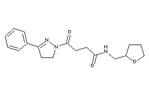 4-keto-4-(3-phenyl-2-pyrazolin-1-yl)-N-(tetrahydrofurfuryl)butyramide