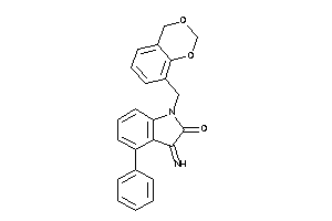 1-(4H-1,3-benzodioxin-8-ylmethyl)-3-imino-4-phenyl-oxindole