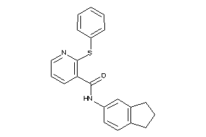 N-indan-5-yl-2-(phenylthio)nicotinamide