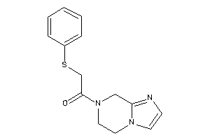 1-(6,8-dihydro-5H-imidazo[1,2-a]pyrazin-7-yl)-2-(phenylthio)ethanone