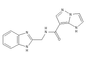 Image of N-(1H-benzimidazol-2-ylmethyl)-1H-pyrazolo[1,5-a]imidazole-7-carboxamide