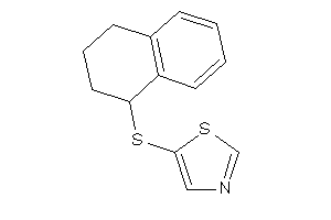 Image of 5-(tetralin-1-ylthio)thiazole