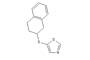 Image of 5-(tetralin-2-ylthio)thiazole