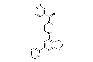 [4-(2-phenyl-6,7-dihydro-5H-cyclopenta[d]pyrimidin-4-yl)piperazino]-pyridazin-3-yl-methanone