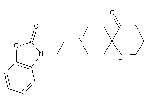 3-[2-(5-keto-1,4,9-triazaspiro[5.5]undecan-9-yl)ethyl]-1,3-benzoxazol-2-one