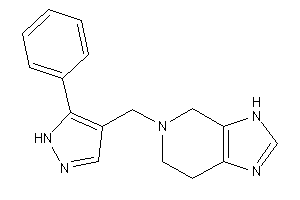 5-[(5-phenyl-1H-pyrazol-4-yl)methyl]-3,4,6,7-tetrahydroimidazo[4,5-c]pyridine