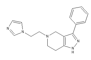 5-(2-imidazol-1-ylethyl)-3-phenyl-1,4,6,7-tetrahydropyrazolo[4,3-c]pyridine