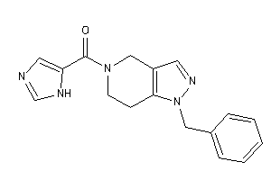 (1-benzyl-6,7-dihydro-4H-pyrazolo[4,3-c]pyridin-5-yl)-(1H-imidazol-5-yl)methanone