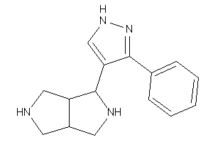 4-(3-phenyl-1H-pyrazol-4-yl)-1,2,3,3a,4,5,6,6a-octahydropyrrolo[3,4-c]pyrrole