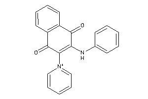 Image of 2-anilino-3-pyridin-1-ium-1-yl-1,4-naphthoquinone
