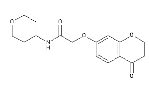 2-(4-ketochroman-7-yl)oxy-N-tetrahydropyran-4-yl-acetamide