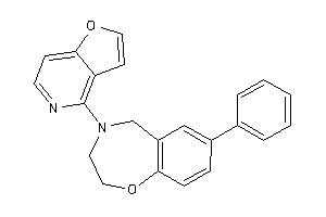 4-furo[3,2-c]pyridin-4-yl-7-phenyl-3,5-dihydro-2H-1,4-benzoxazepine