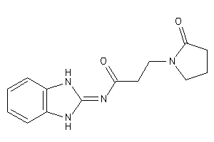 N-(1,3-dihydrobenzimidazol-2-ylidene)-3-(2-ketopyrrolidino)propionamide