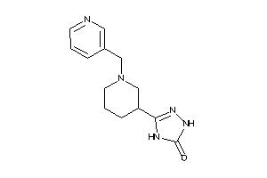 3-[1-(3-pyridylmethyl)-3-piperidyl]-1,4-dihydro-1,2,4-triazol-5-one