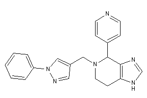 5-[(1-phenylpyrazol-4-yl)methyl]-4-(4-pyridyl)-1,4,6,7-tetrahydroimidazo[4,5-c]pyridine