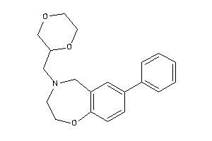 4-(1,4-dioxan-2-ylmethyl)-7-phenyl-3,5-dihydro-2H-1,4-benzoxazepine