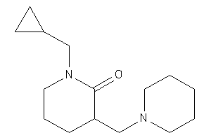 1-(cyclopropylmethyl)-3-(piperidinomethyl)-2-piperidone