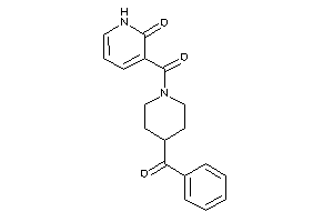 3-(4-benzoylpiperidine-1-carbonyl)-2-pyridone