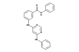 3-[(6-anilinopyrimidin-4-yl)amino]-N-phenyl-benzamide