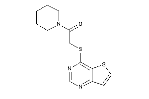 Image of 1-(3,6-dihydro-2H-pyridin-1-yl)-2-(thieno[3,2-d]pyrimidin-4-ylthio)ethanone