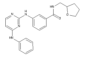 Image of 3-[(4-anilinopyrimidin-2-yl)amino]-N-(tetrahydrofurfuryl)benzamide