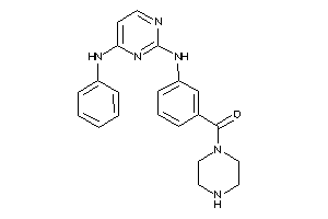 [3-[(4-anilinopyrimidin-2-yl)amino]phenyl]-piperazino-methanone